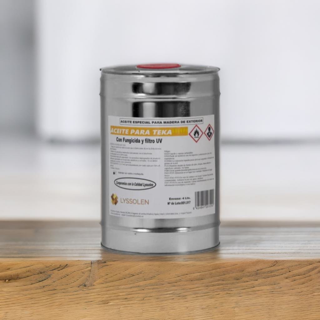 Aceite para teka con Fungicida Y Filtro UV
